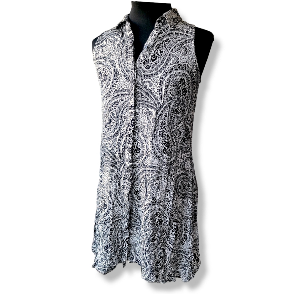 Sleeveless Shirt Dress *Medium*